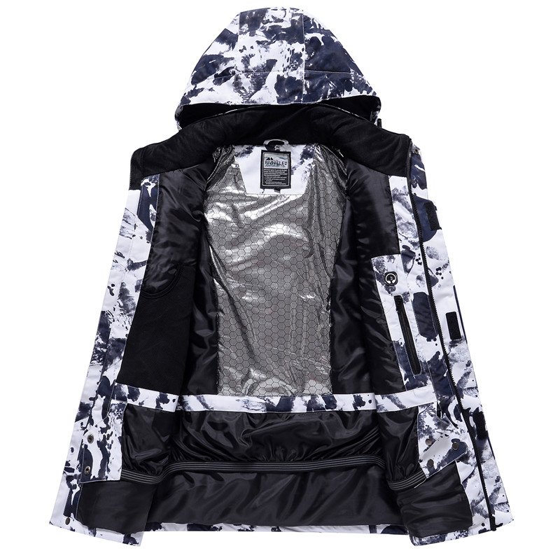 New ski suit for men and women in water-proof, warm and thick with cotton ski coats and a pair of extras for couples