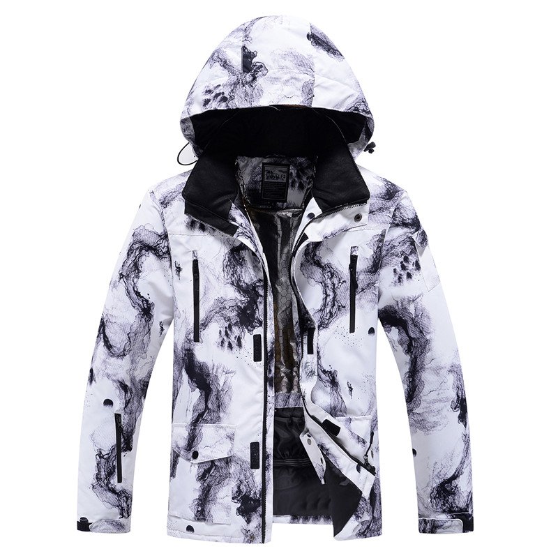 New ski suit for men and women in water-proof, warm and thick with cotton ski coats and a pair of extras for couples