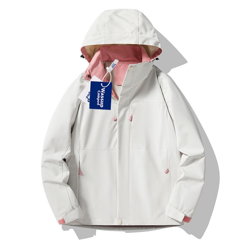 An outdoor assault suit with an American windproof jacket for 2024 spring and autumn winter waterproof mountain clothes