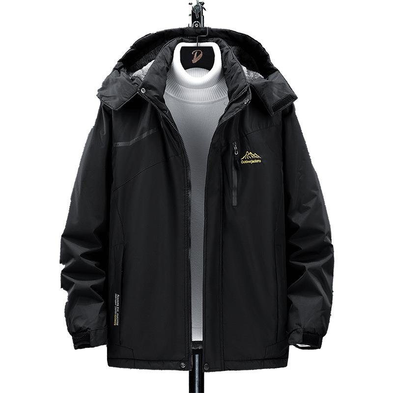 Cross-border velvet and thick outdoor assault suit for couples skiing to the mountains to keep them warm and warm