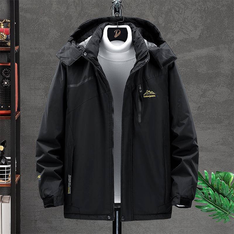 Cross-border velvet and thick outdoor assault suit for couples skiing to the mountains to keep them warm and warm