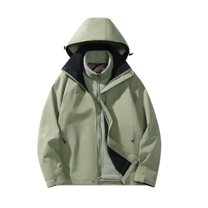 The graphite in the air-skinned skiing suit for both men and women outside the water-protected men's and women's