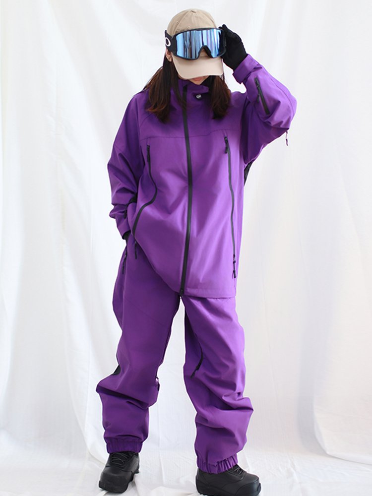 SANYRABBIT OUTDOOR RED-COLOURED, THREE-TO-ONE ALL-VOLATILIZED WATERPROOF, WET SKI SUIT