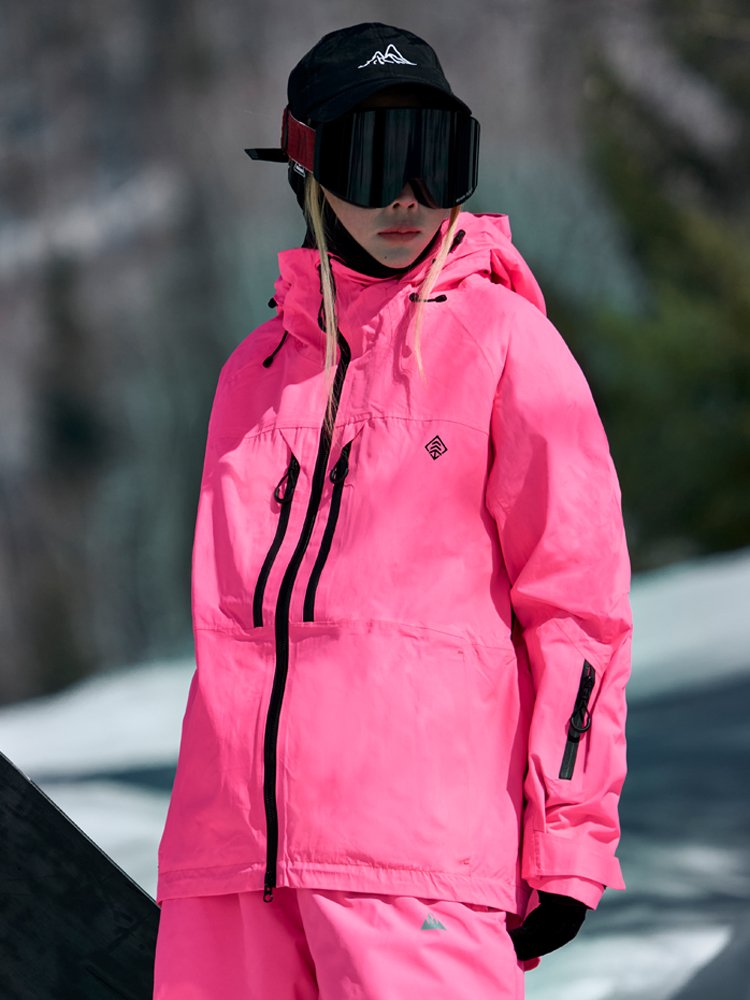 APVCX SKI SUIT 1.0 MEN AND WOMEN, DOUBLE-SKINNED, WATERPROOF SKI SUIT 3L HARD-SHELL FULLY-PRESSED SKI SUIT