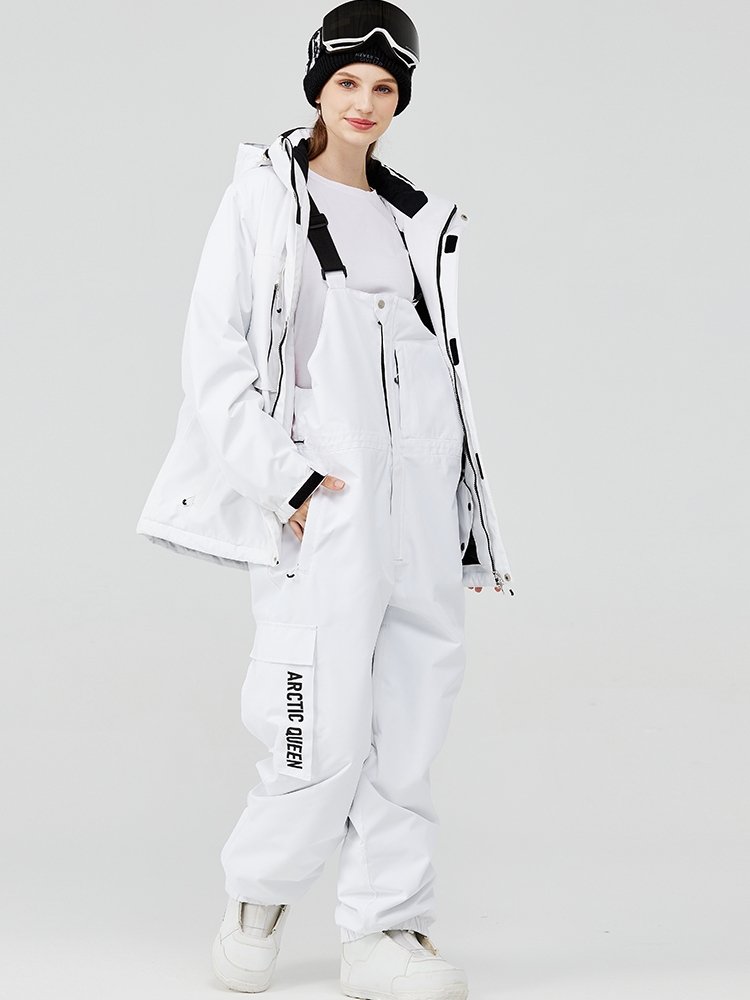 Skisuits for men and women on one-board skis and skis in winter