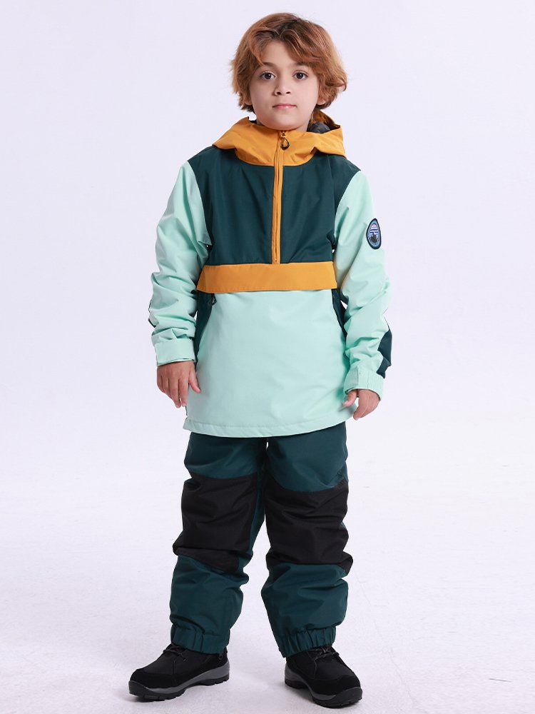 GSOUSNOW SKI SUIT FOR BOYS AND GIRLS WITH WATER-RESISTANT AND WARM OUTDOOR SINGLE-BOARD SKI PANTS