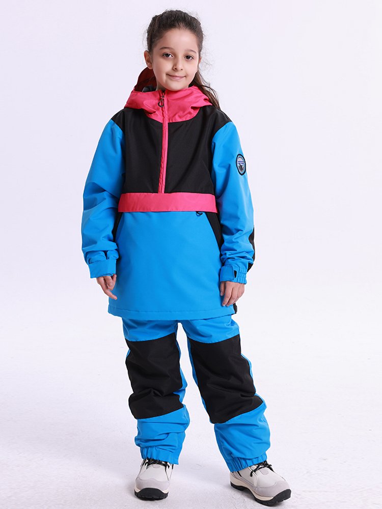 GSOUSNOW SKI SUIT FOR BOYS AND GIRLS WITH WATER-RESISTANT AND WARM OUTDOOR SINGLE-BOARD SKI PANTS