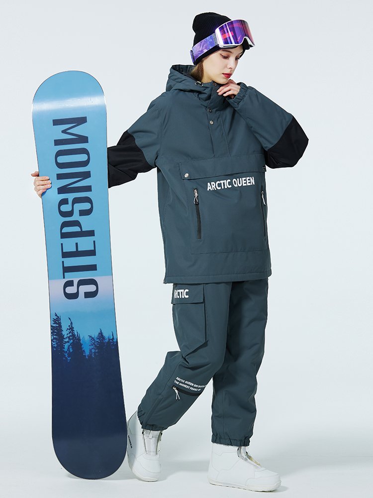 Skisuits for men and women with a winter outdoor wind-proof and water-heating stand-off double-board ski suit suit