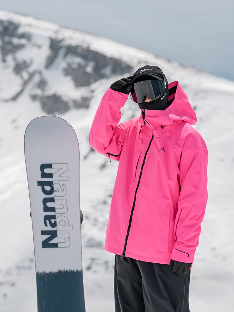 NAN 3L SKI GIRL'S DOUBLE-BOARD SKI JACKET, 2023 NEW AMERICAN-STYLE MAN'S SUIT
