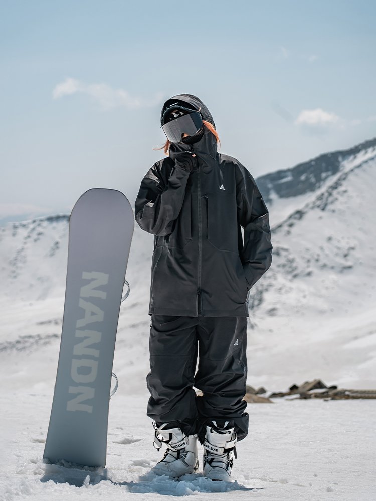 NAN 3L SKI GIRL'S DOUBLE-BOARD SKI JACKET, 2023 NEW AMERICAN-STYLE MAN'S SUIT