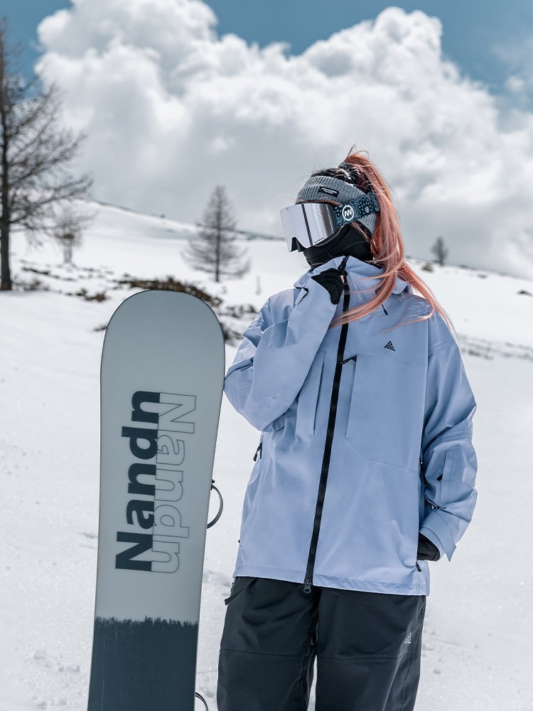 NAN 3L SKI GIRL'S DOUBLE-BOARD SKI JACKET, 2023 NEW AMERICAN-STYLE MAN'S SUIT