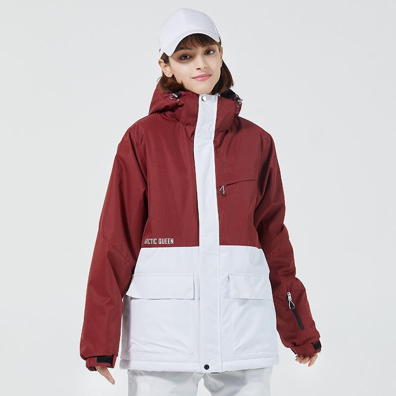 A new ski suit for a Korean girl