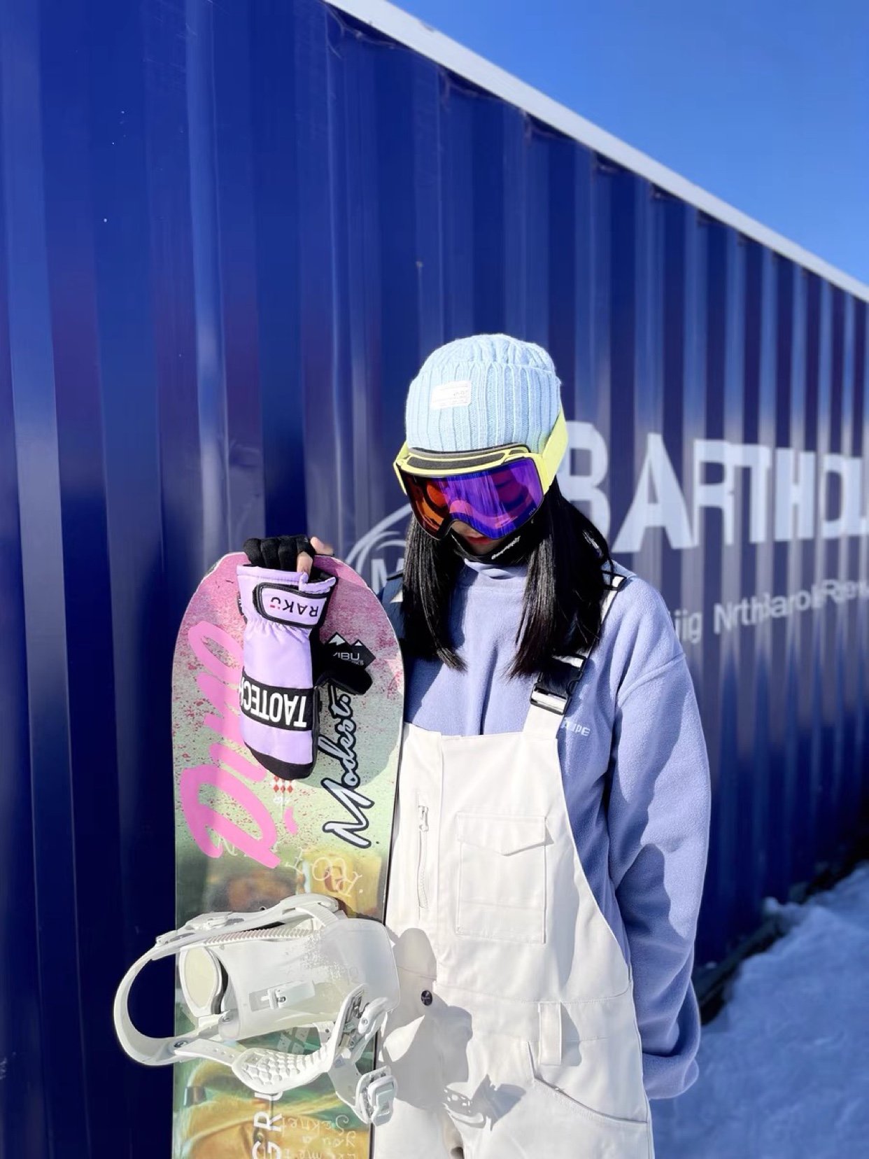 WHITE HILL SNOWSUIT, NEW SKATING SUIT FOR A WOMAN WITH A SINGLE-BOARD, DOUBLE-BOARD, WINTER TWILIGHT, S-CODE