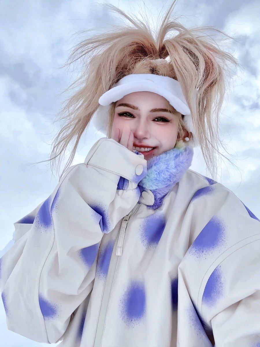 QLeo ski women's slabs and velvets can take off their fur-collar coats and suffocate pants