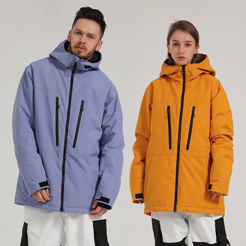 A new winter cross-border ski suit for women, a single wind-proof, water-heating, double-screened snowsuit for men