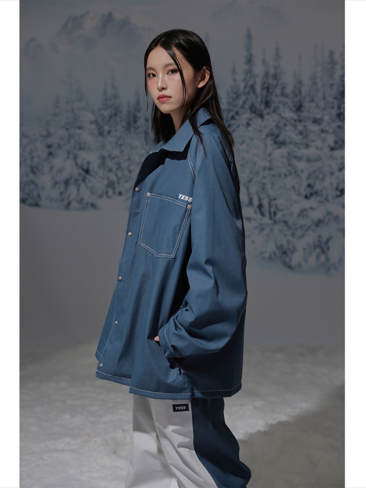 YXSS WATERPROOF COWBOY SKI JACKETS, SMALL, COOL, ONE-BOARD DOUBLE