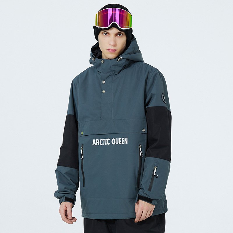 New skating hoodie, two-board, two-board ski hoodie
