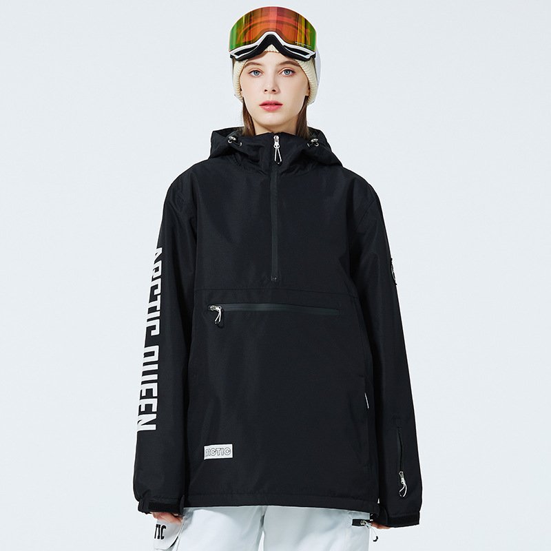 New skating hoodie, two-board, two-board ski hoodie