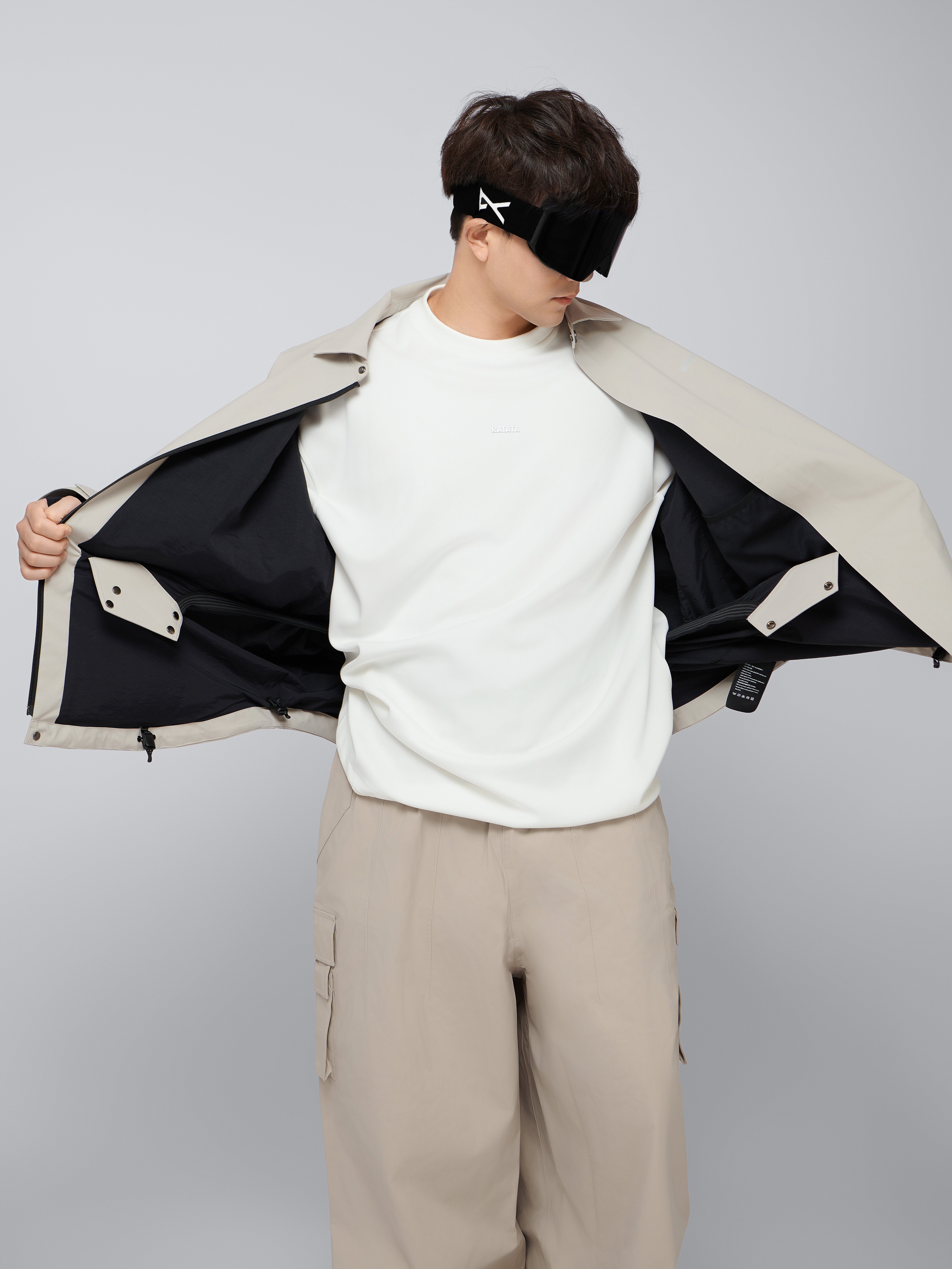 RATATA 3L JACKET SKI SUIT WITH COTTON AND A SINGLE SHEET TO KEEP THE WINTER WARM