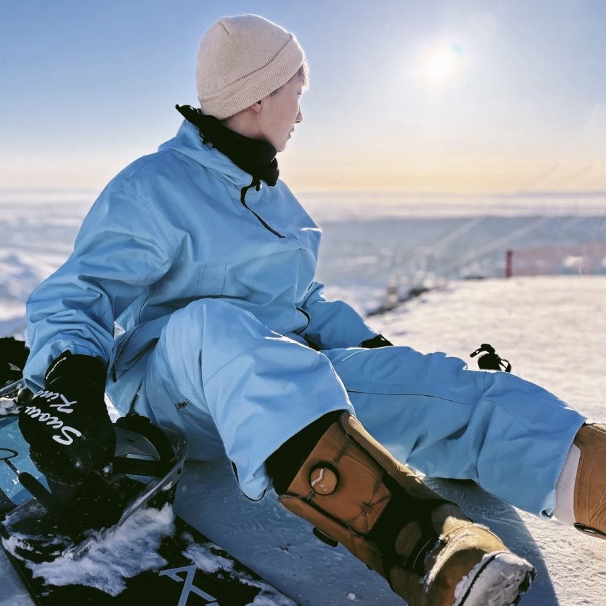 White Hill North Ski Ride, Johnsnow's single-board double-skisser