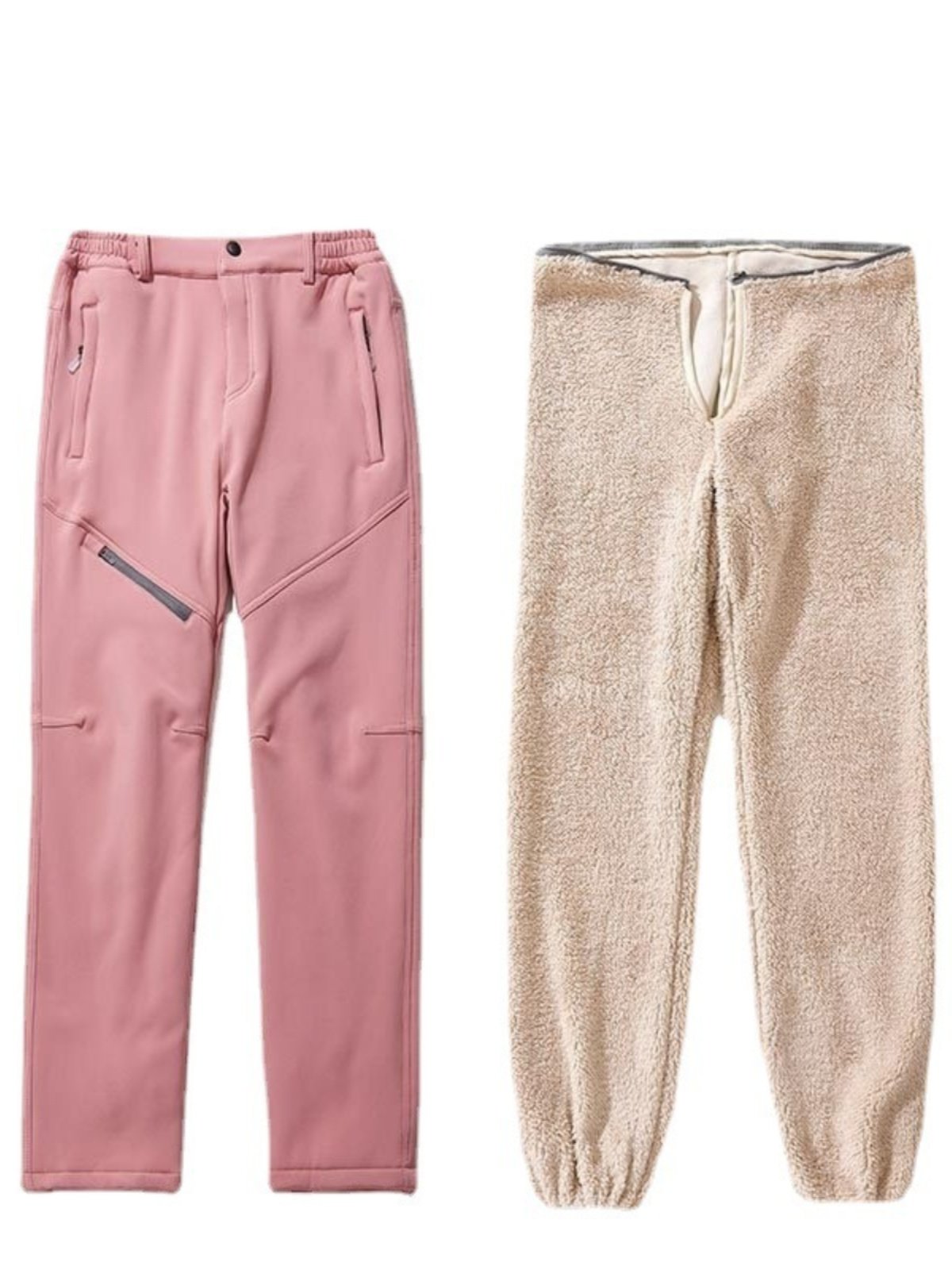 The winter tweezers can take off their velvet-and-heat-heat halbin skating pants