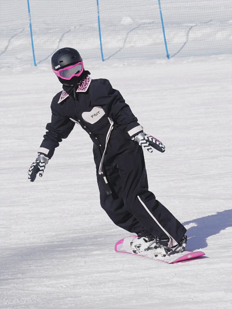 FYUT OUTDOOR SKI SUIT, NEW WINTER DOUBLE-BARRELLED, WIND-PROOF, DRAUGHT-RESILVER-RESISTANT, WARM SKI SUIT FOR WOMEN