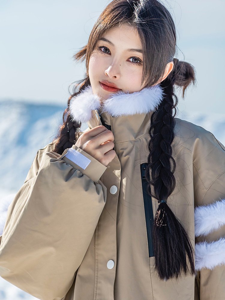 Ren Reng Renggawa, the star's 3L skating suit, the man and the woman, with a loose waterproof new 2024, single winter