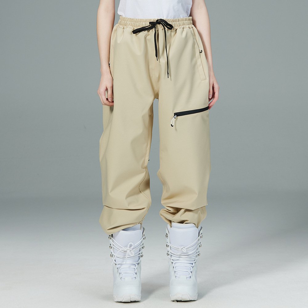 2023 new ski shorts for men and women in the outdoors of winter, two-board ski shorts for wind and waterproof and warm ski shorts