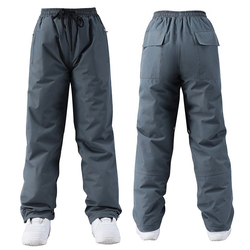 2023 new ski shorts for men and women in the outdoors of winter, two-board ski shorts for wind and waterproof and warm ski shorts