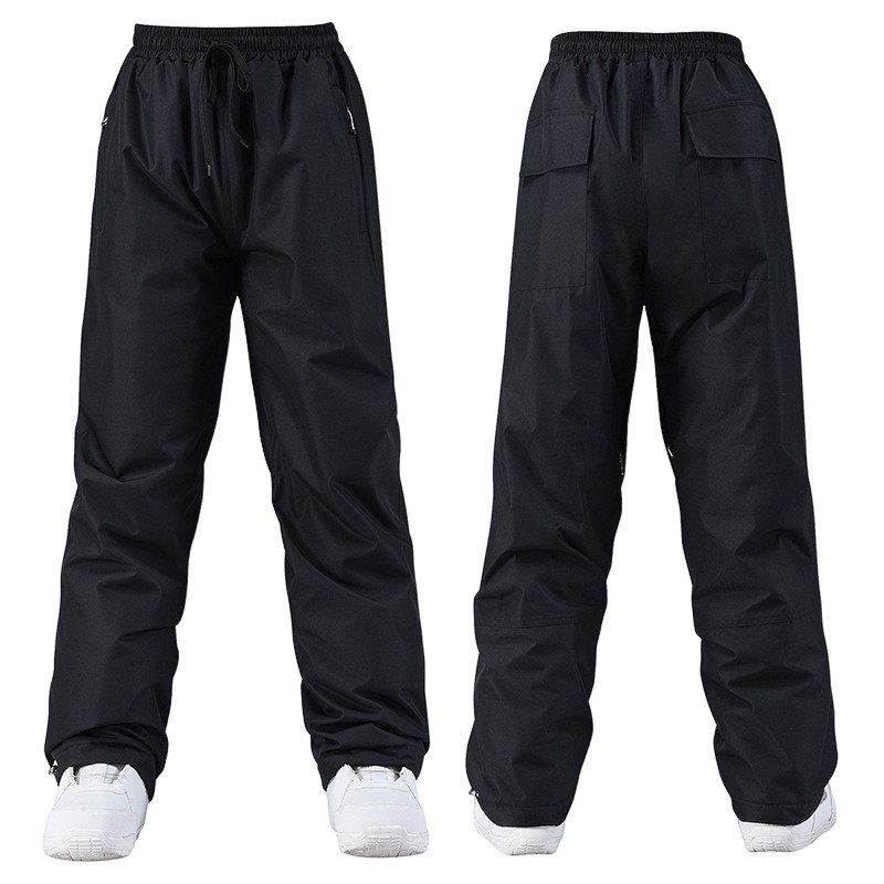 2023 new ski shorts for men and women in the outdoors of winter, two-board ski shorts for wind and waterproof and warm ski shorts