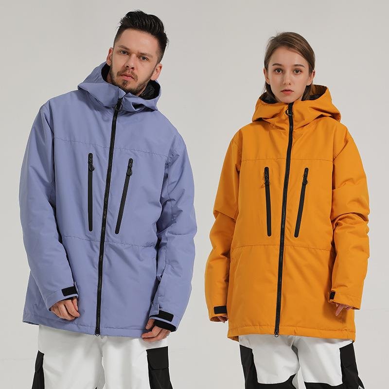 22 new winter ski suit for women, single-board, wind-proof, water-heating, double-screened snowsuits for men
