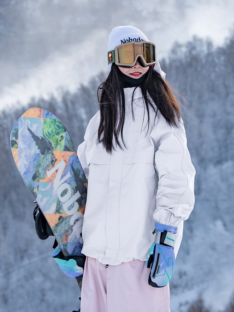 Nobaday ski suit for men and women with new winter double-board waterproofing and windproof exterior ski clothes