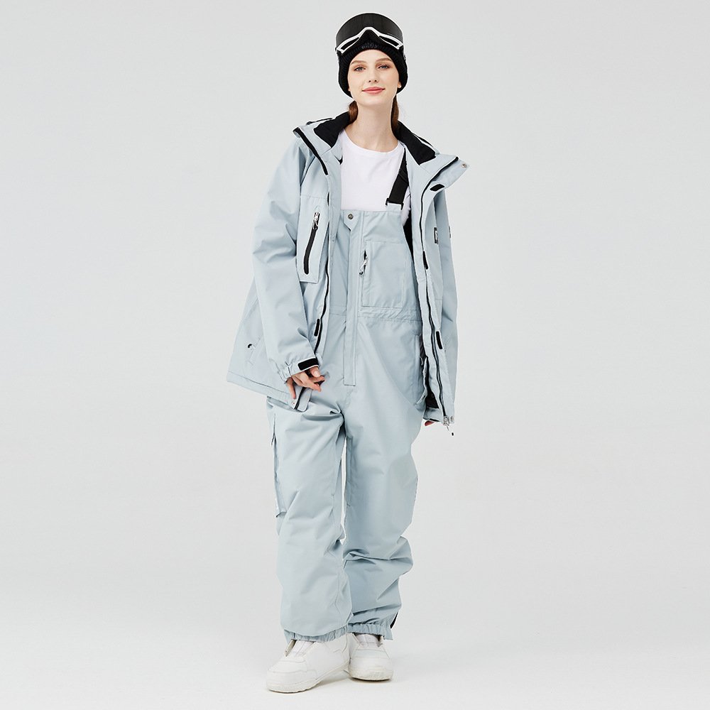 A new 2023 ski suit for both men and women, and a single-board double-ski-ski suit for the winter outdoor ski suit