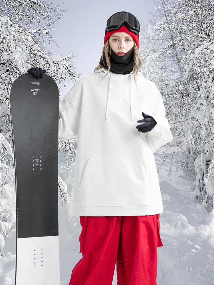 Wind-proof, water-skissing suit, velvet-and-heating professional skating suit, 2023 new whites for winter
