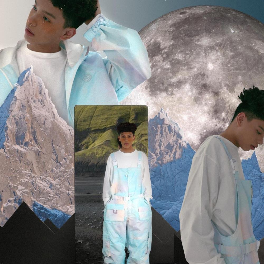 LMDSNOW ORIGINAL SKI SUIT WITH WATERPROOF PANTS AND VELVET AND VELVET