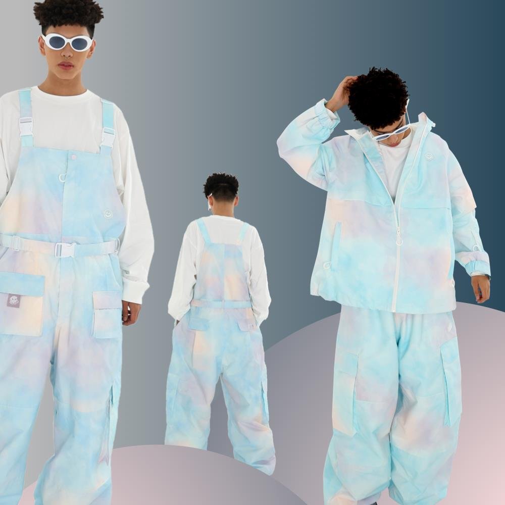 LMDSNOW ORIGINAL SKI SUIT WITH WATERPROOF PANTS AND VELVET AND VELVET