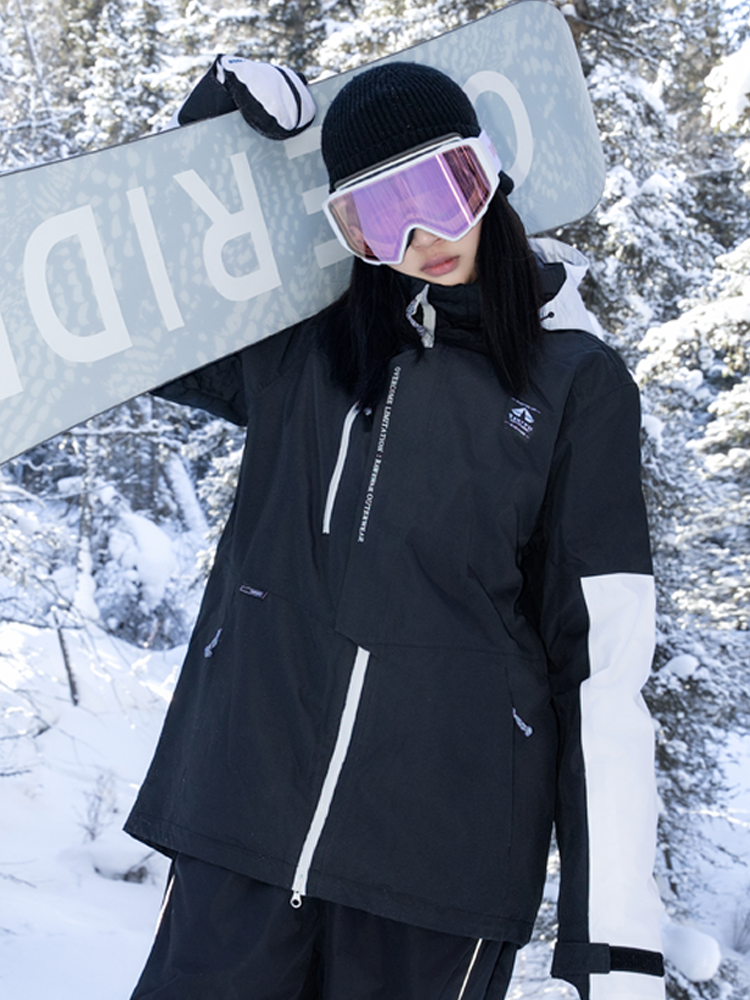 New 2024, double-skinned, small-board ski suit, wind-proof, water-heating, pine lake ski equipment