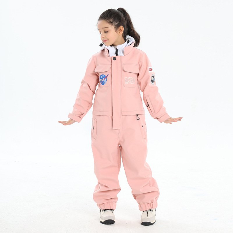 gusousnow's new single-board ski suit, boy, wind-proof, two-board ski suit