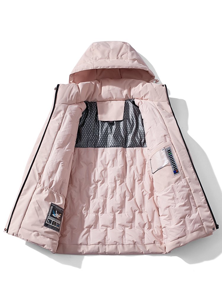 A new 2024 wind and water-proof jacket with a velvet and a warm winter coat for cotton