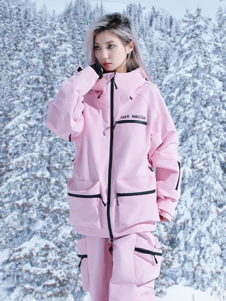 ISEEMIGGA 3L WATERPROOF AND AIRPROOF SKI SUITS FOR SKI WOMEN