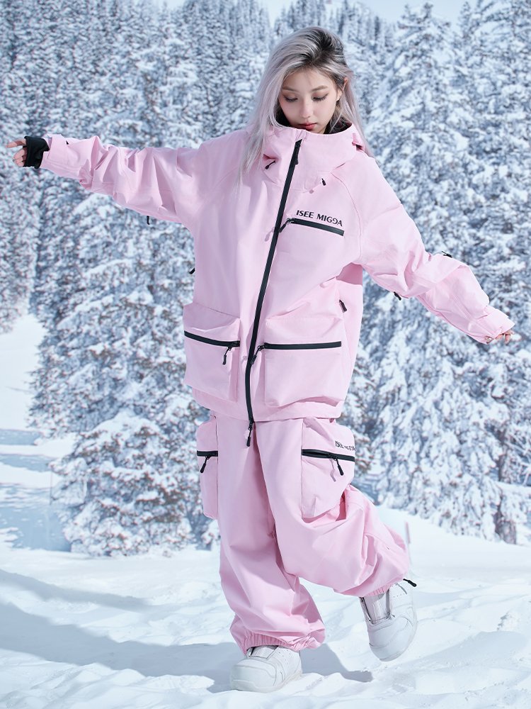 ISEEMIGGA 3L WATERPROOF AND AIRPROOF SKI SUITS FOR SKI WOMEN