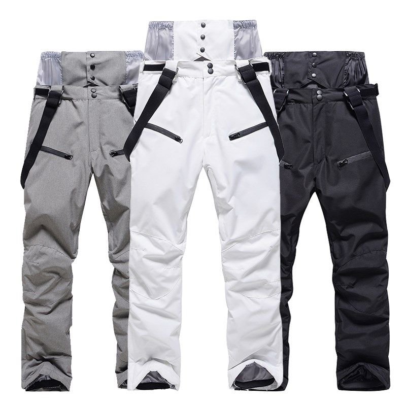 Importing German ski pants with thick, wind-proof, air-resilient couples to keep warm and warm for winter single-board doubles