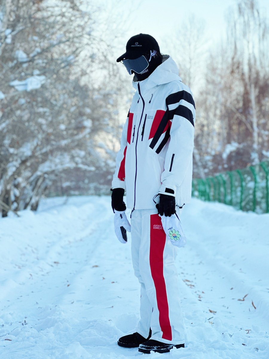 SEEUEROS (LIMITED) SINGLE-FORM AMERICAN-SKINNED, CO-EDITED, WIND AND WATERPROOF SKI SUIT SUIT