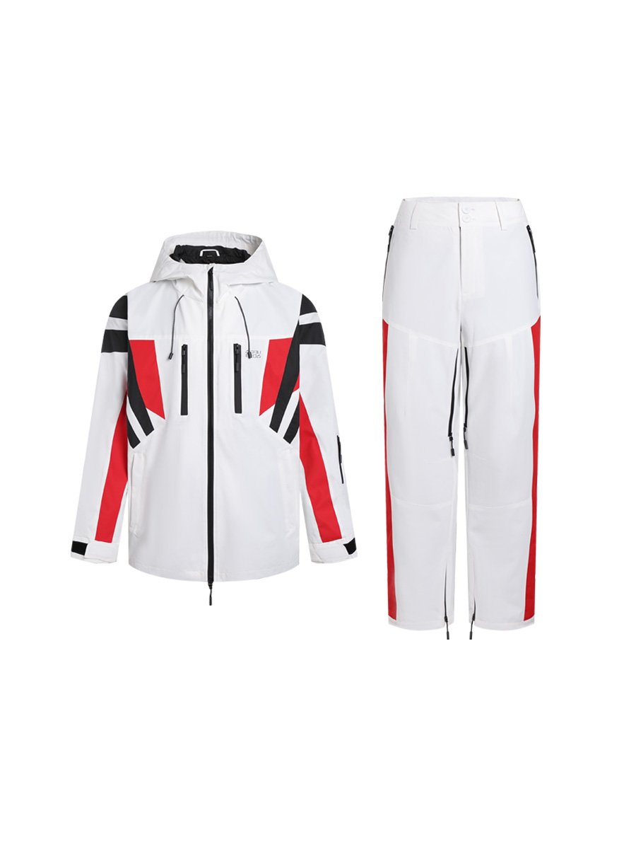 SEEUEROS (LIMITED) SINGLE-FORM AMERICAN-SKINNED, CO-EDITED, WIND AND WATERPROOF SKI SUIT SUIT