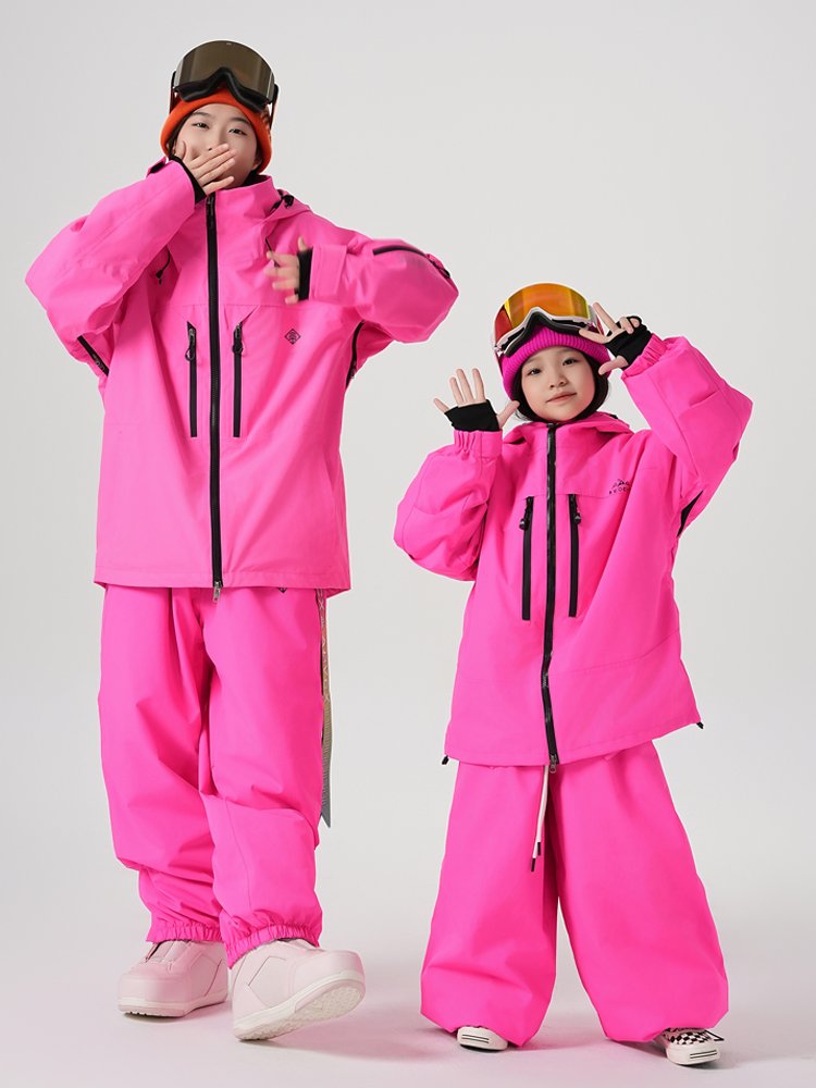APVCX SKI SUIT 1.0 NEW SKI SUIT, HOME-TO-CHILD WITH AN OUTDOOR SNOWSUIT, WATERPROOF, 3L HARD-SHELL SNOW SUIT