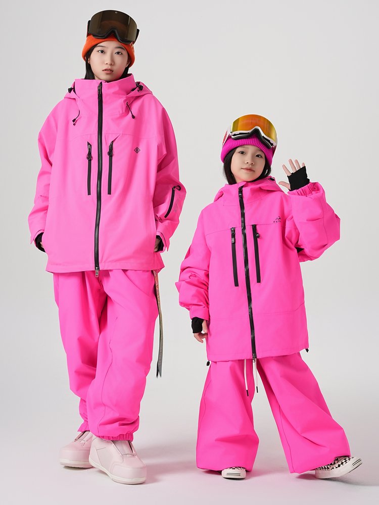 APVCX SKI SUIT 1.0 NEW SKI SUIT, HOME-TO-CHILD WITH AN OUTDOOR SNOWSUIT, WATERPROOF, 3L HARD-SHELL SNOW SUIT