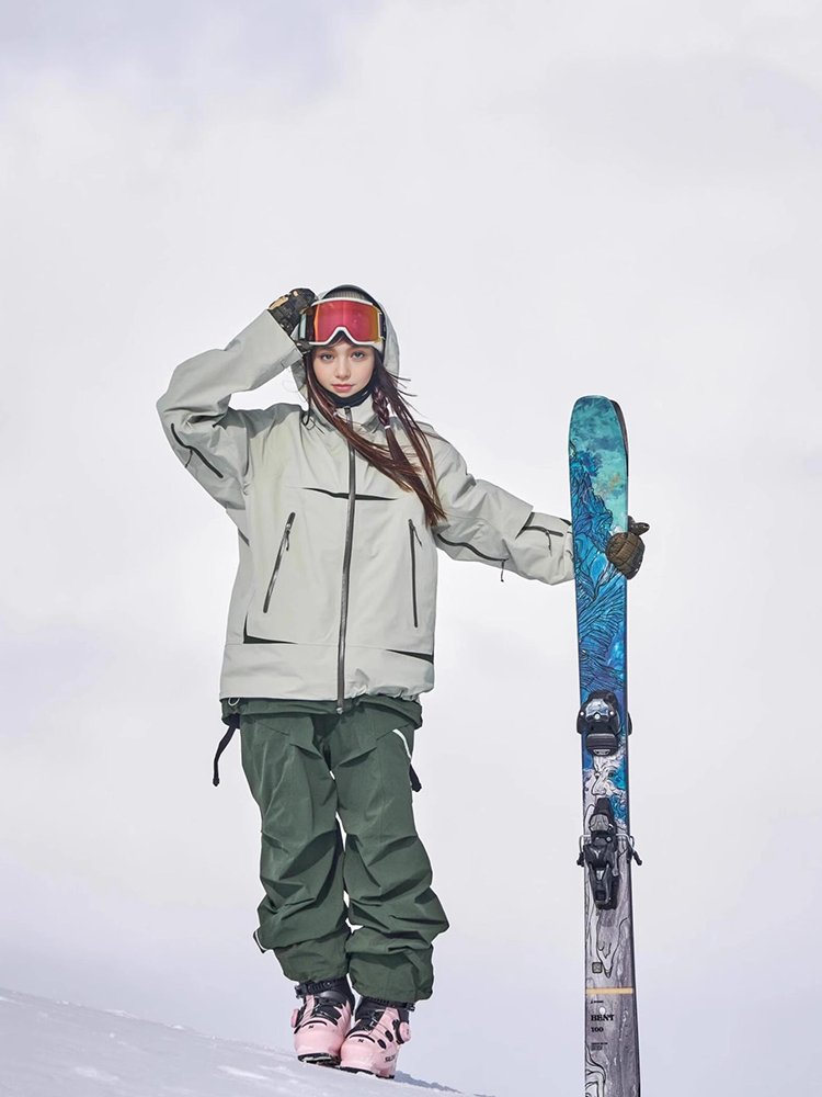 FYUT OUTDOOR SKI SUIT, WATERPROOF PERSONAL TOPS, 2024 AUTUMN WINTER NEW MALE AND FEMALE ONE-SIDED DOUBLE-BOARDED MOUNTAIN COAT