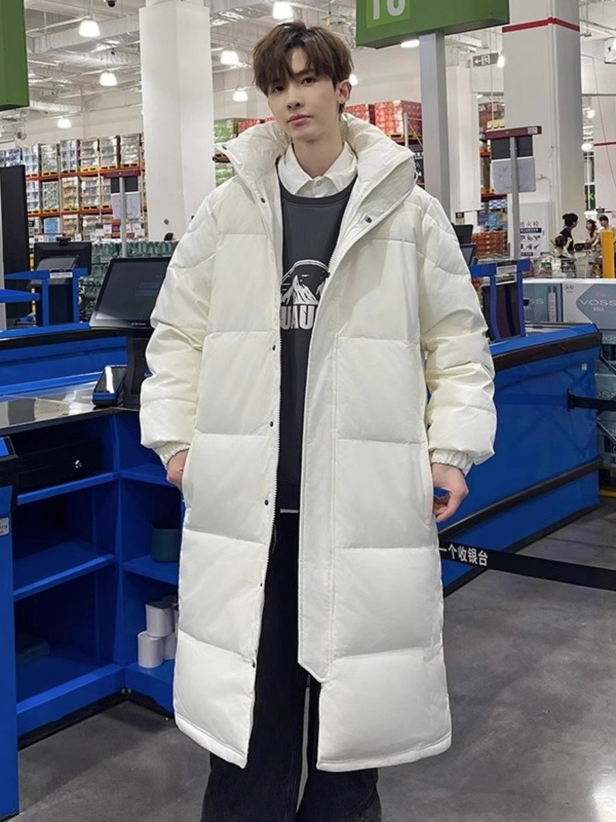 Zero minus 40 degrees of velvet-free northeast velvet suit with a long coat for lovers, Harbin travel equipment
