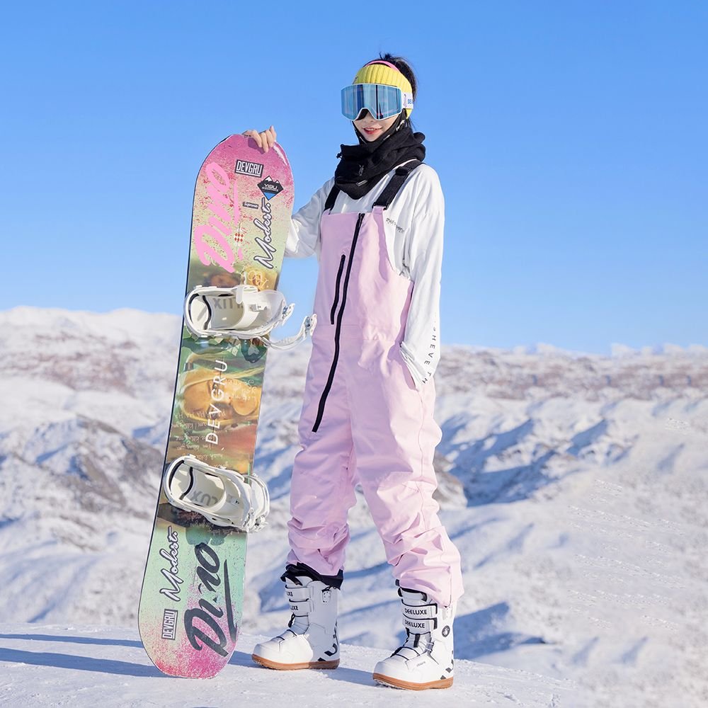 Ice pie ski suit pants, outdoor wind-proof double-skinned ski suit