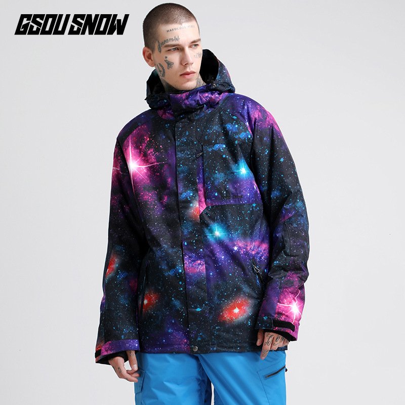 gsousnow, a man in a warm and warm korean, a man in a wind and waterproof double-board ski